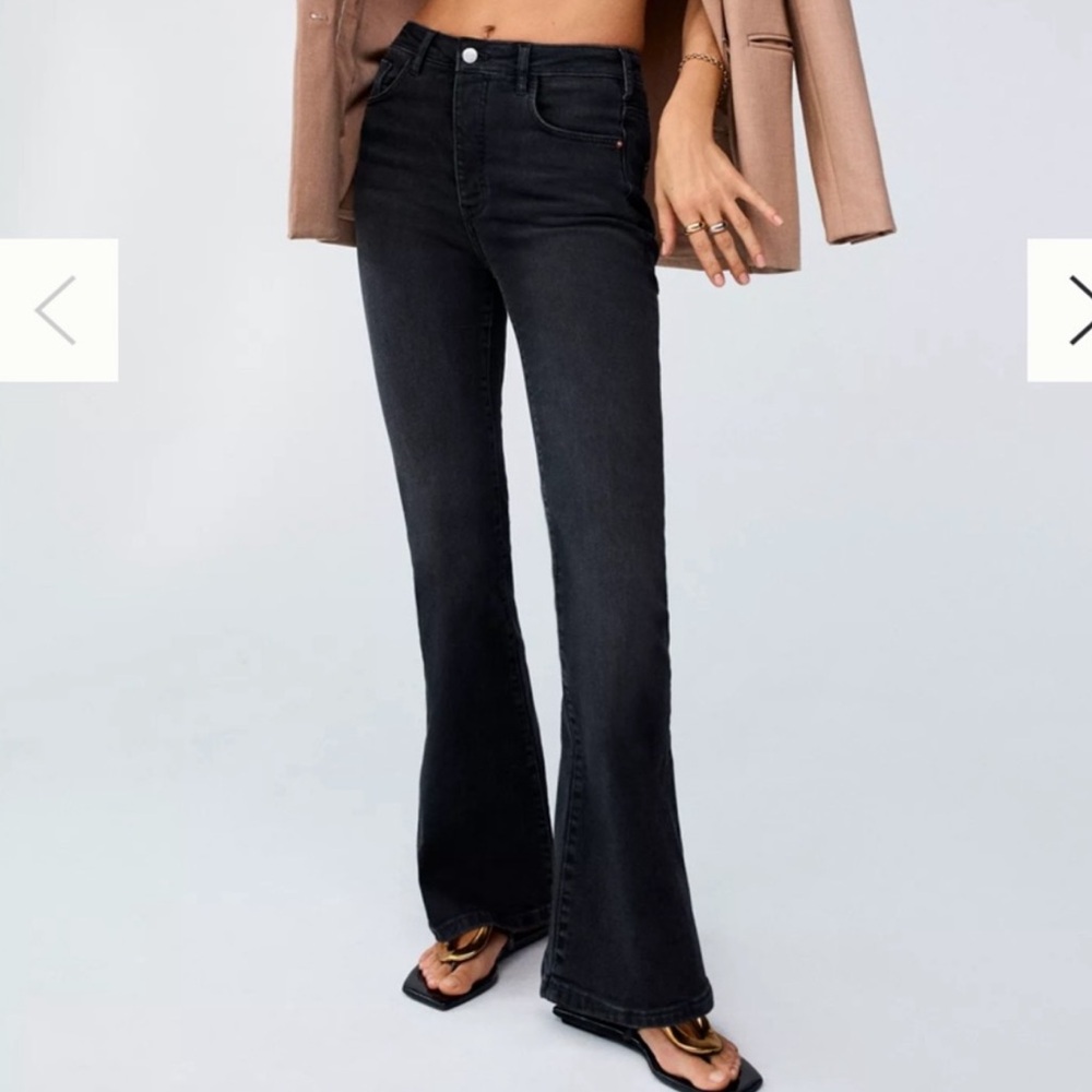 Anthropologie Pilcro Icon Black Flare Jeans size 32 - Picture 12 of 12